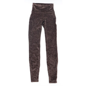 Lululemon Women's Wunder Lounge High Rise Tight Crushed Velvet French Press Sz 2